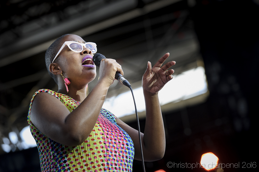 La chanteuse Cécile McLorin Salvant - une photo de Christophe Charpenel