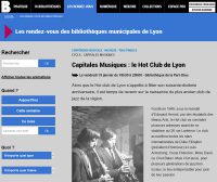 Les 70 ans du Hot Club à la BM de Lyon